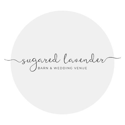 logo for sugared lavender barn and wedding venue
